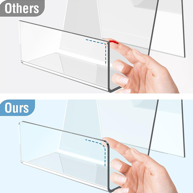 Clear Acrylic Book Stand Holder - 【M】Suporte de acrílico para exibir livros