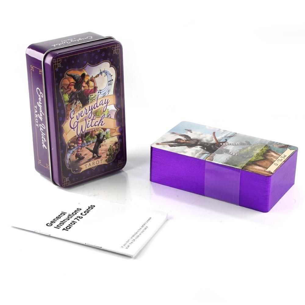 Tarot Deck With Guidebook - 10.3*6cm todos os dias bruxa tarô