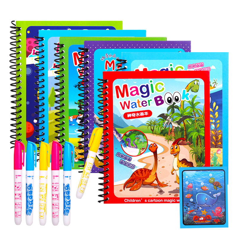 Reusable Water Magic Coloring Book - Pintura reutilizável livro de água mágica